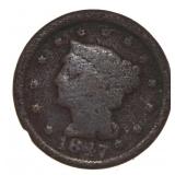 1847 Copper Large Cent