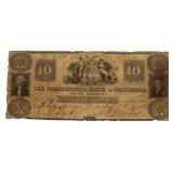 Commercial Bank of Columbia $10 Note