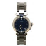 Cartier Pasha C Date Dark Blue Dial Watch