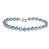 7.5" Genuine Gray Freshwater Pearl Bracelet