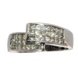 14kt Gold 1.10 ct Channel Set Diamond Ring