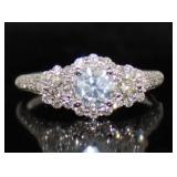 14kt Gold 1.36 ct Round Diamond Ring