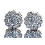 14kt Gold 1/2 ct Diamond Vintage Stud Earrings