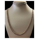 14kt Rose Gold 6.50 ct 20" Diamond Necklace