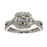 14kt Gold 1.07 ct Round Diamond Ring