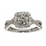 14kt Gold 1.07 ct Round Diamond Ring