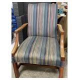 Estate Striped Arm Chair