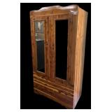 Estate Dbl Mirror Cedar Wardrobe