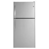 GE stainless Steel Refrigerator w/ Freezer Top