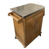 Estate Stainless Top Kitchen Island