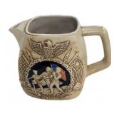 Americana Art China Co Pitcher