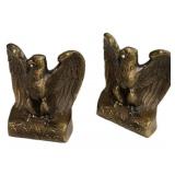 Brass Eagle Bookends