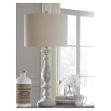 Ashley Antique White 32" Designer Lamp