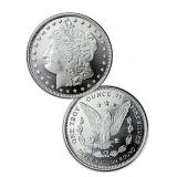 One Ounce: Morgan Dollar .999 Fine Silver Coin