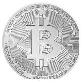 1 Ounce: Bitcoin BTC .999 Fine Silver Coin