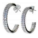 Swarovski Crystal Brilliance Fashion Hoop Earrings