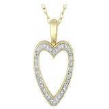 Diamond Accent Heart Pendant
