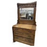 Antique Dresser & Mirror