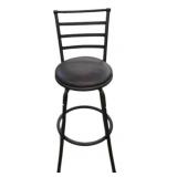 Black Metal Bar Stool w