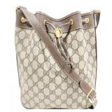 Gucci Shoulder Bag Brown PVC