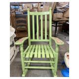 Green Painted Rocking Chair