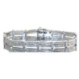 Elegant 2.00 ct Two Row Diamond Bracelet