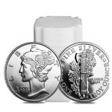 One Ounce - .999 Mercury Dime Silver Round