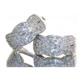 Brilliant 1/2 ct Diamond Infinity Earrings