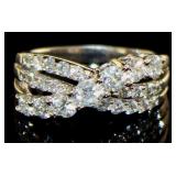 14kt Gold Stunning 1.50 ct Diamond Ring