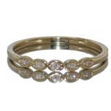 10kt Gold Antique Style Diamond Designer Band