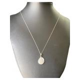 10kt Gold 1/2 ct Pear Shaped Diamond Necklace