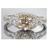 14kt Gold 1.81 ct Round Brilliant Diamond Ring