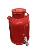 Red Drink Dispenser