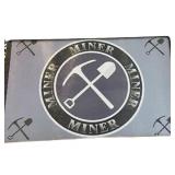 Tempered Glass Coal Miner Cutting Board