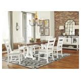 Ashley D546 Valeback Dining Table & 6 Chairs