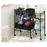 Equipment Storage Cart-Great for Toys, Laundry