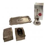 Cigarette Set & Avon Silver Bell