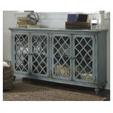 Ashley t505-762 Antique Teal 68" Cabinet