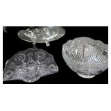 (3) Beautiful Crystal Bowls