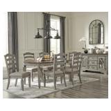 Ashley D751 Lodenbay Oval Table & 6 Chairs