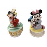 Mickey & Minnie Music Boxes