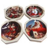 (4) Coca Cola Ltd Edition Plates