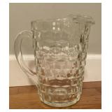 Fosteria glass pitcher