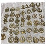 (40) Vintage Decorative Horse Medallions