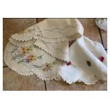 2 floral linens