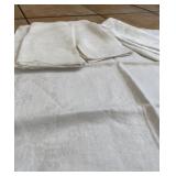 Set of 4 linen patterned napkins