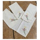 Floral napkin set (4)