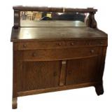 Antique Estate Oak Sideboard