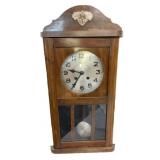 10.5 x 22 " Estate Antique Clock