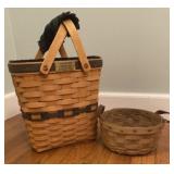 2 longaberger baskets